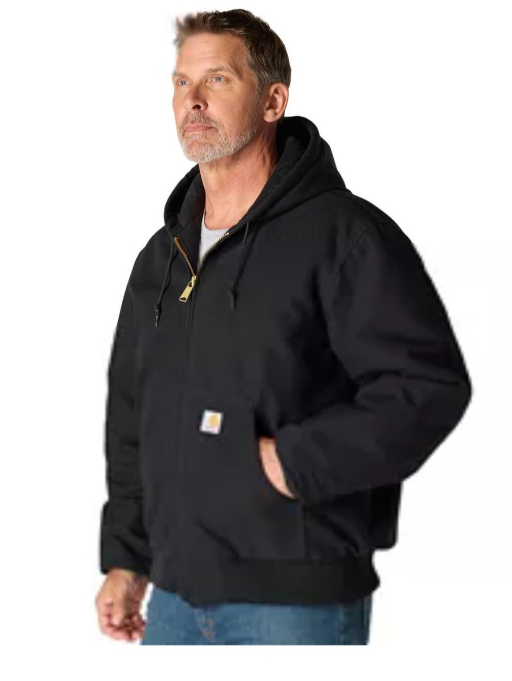 Carhartt Men's J140 Flannel-Lined Insulated Active Jacket 2XL Black